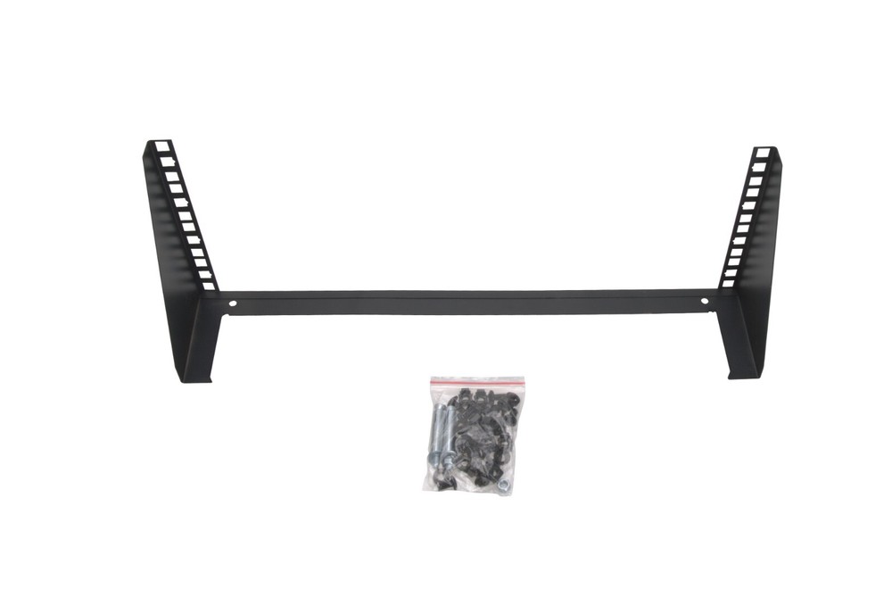 Vertical 4U 19" Wall Mount Server Rack Network IT Bracket Space Saver Mountable