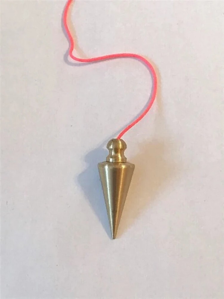 Chambered Pendulum Brass Dowsing Pendulum Handmade Healing Dowsing