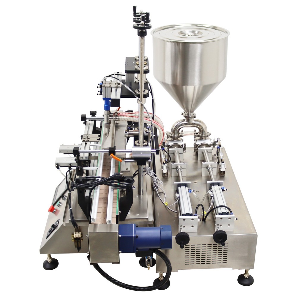 10-100ml Desktop Automatic Double Head Paste Filling Machine W/Control Display