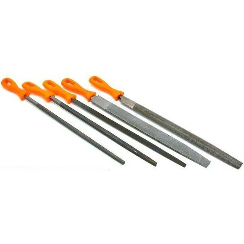 Large hand Files 10" Metalworking Machine Work Shop Workshop Tools 5Pcs