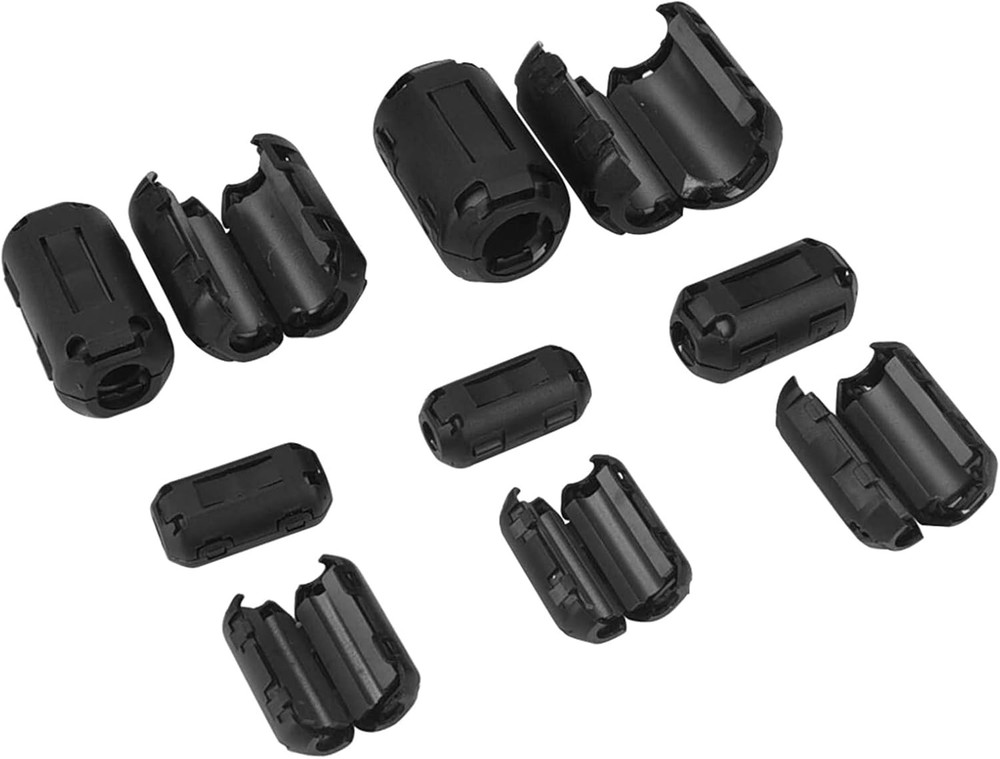 20 Pack Ferrite Core Noise Suppressor Ring 5 Sizes