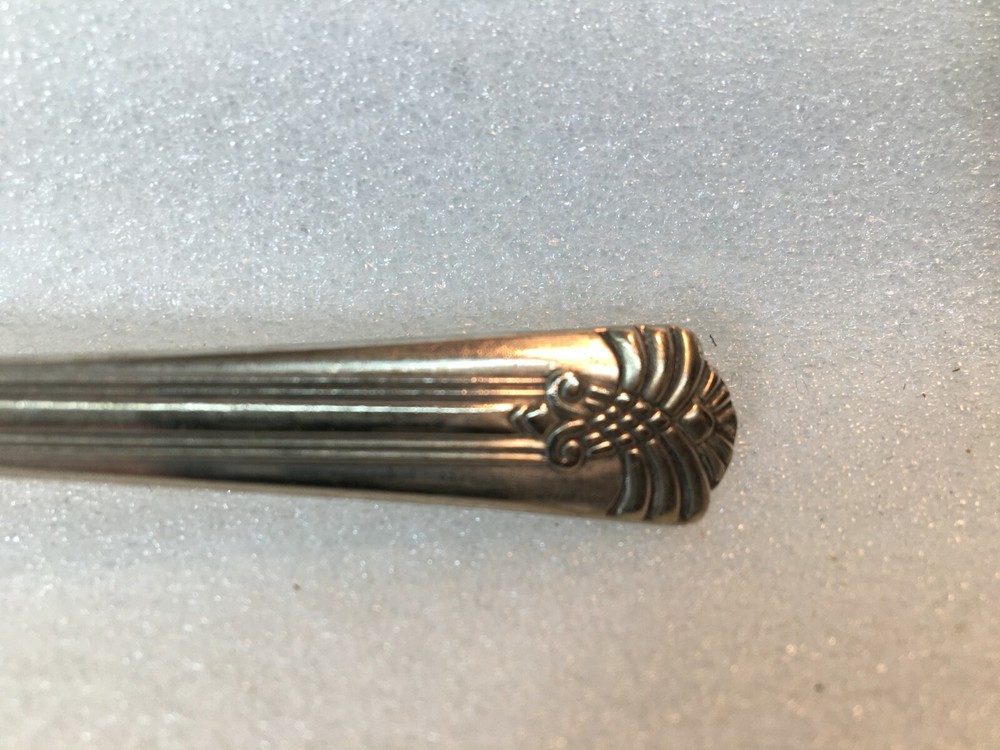 Antique 1938 Vogue Silver Plate Serving Fork