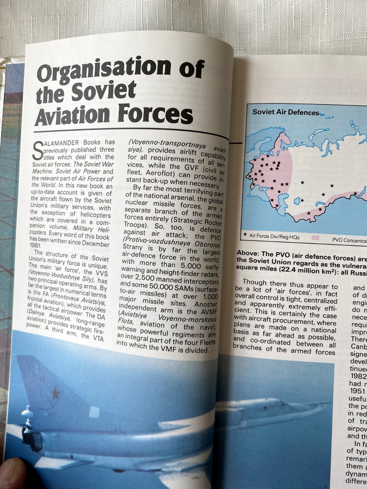 Illustrated Guide to Modern Soviet Air Force Hardcover Book