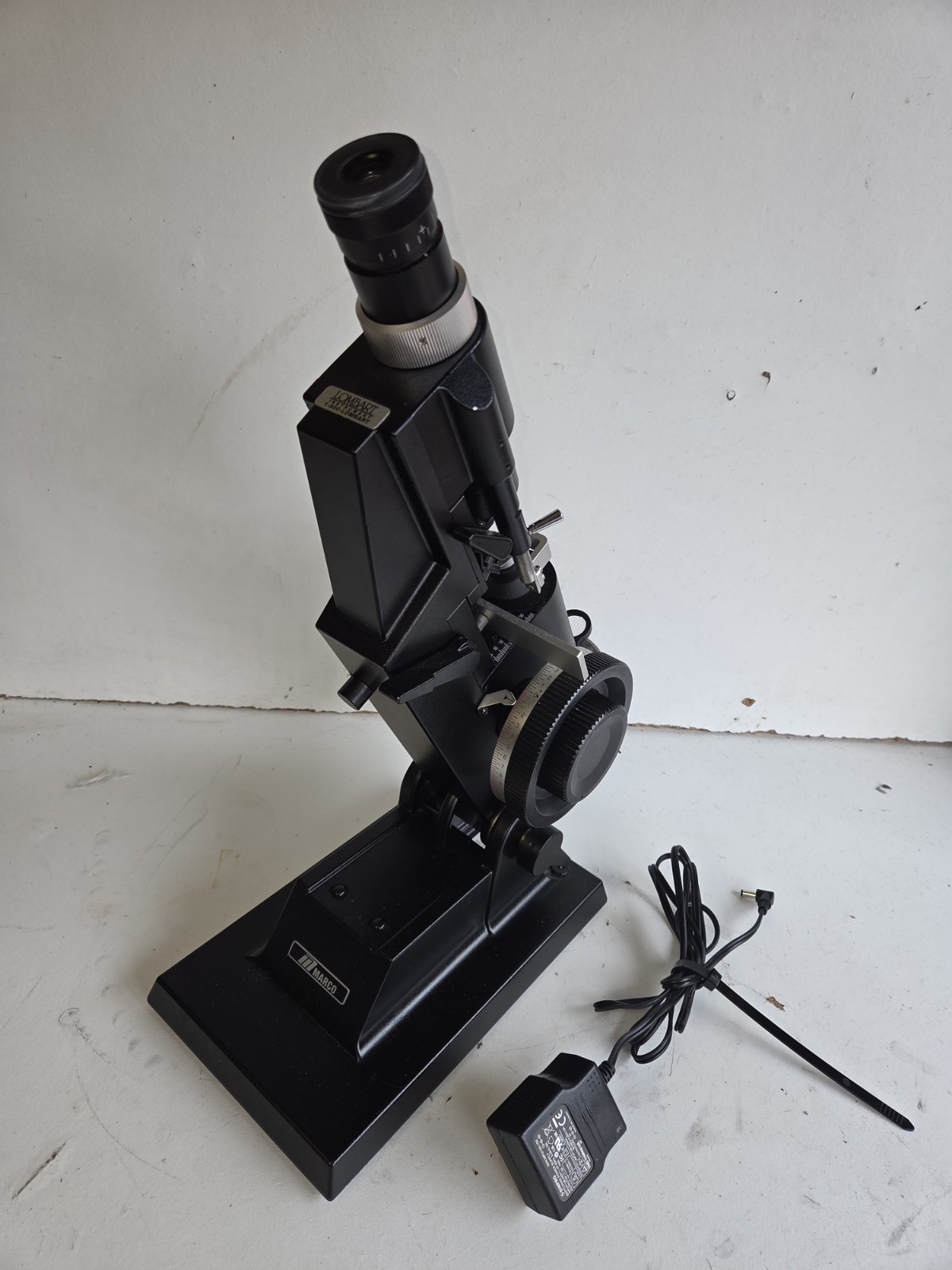 Lombart Marco LM-101 Manual Lensmeter Lensometer w/ Power Supply – Tested & Work