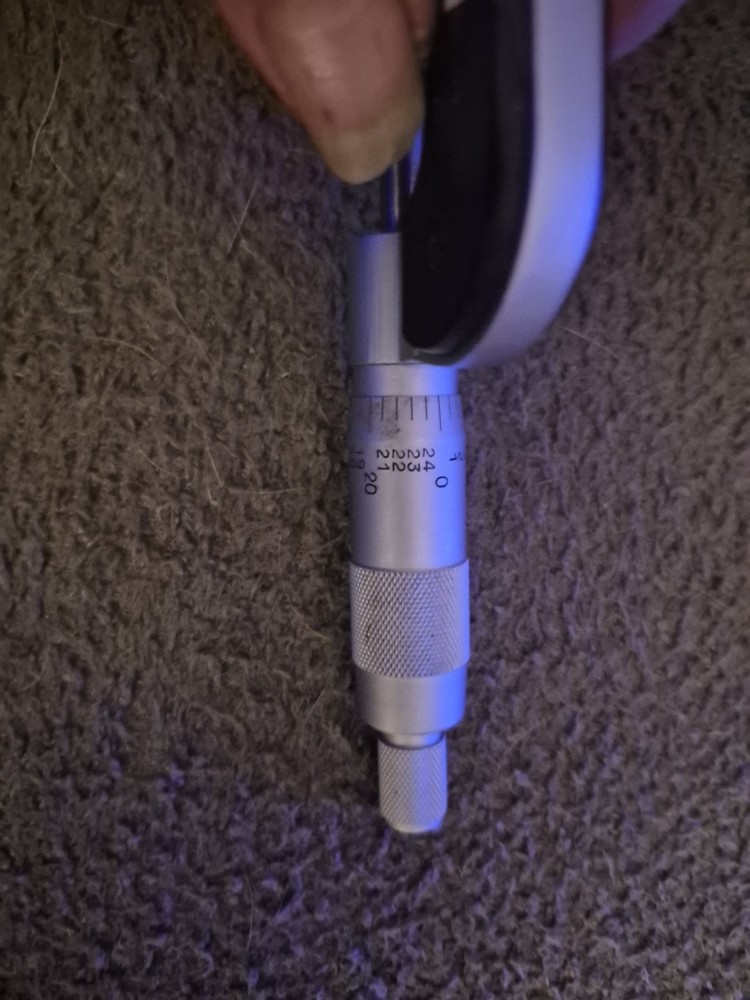 Fowler 0-1" Outside Diameter Micrometer (A)