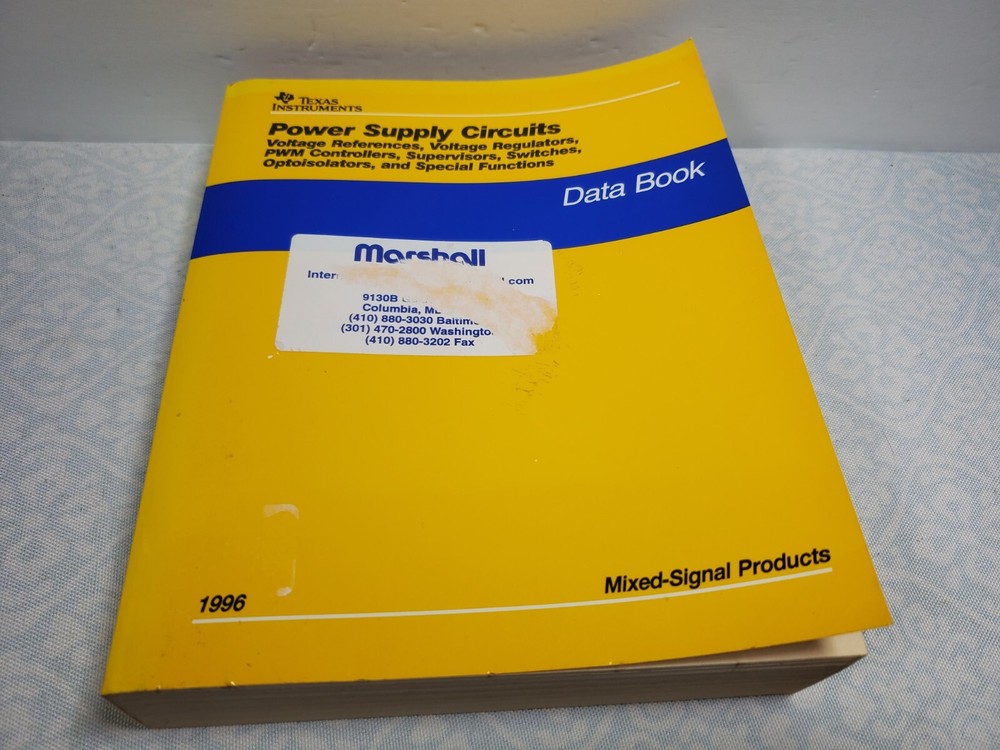 Texas Instruments  - 1996 Power Supply Circuits Data Book