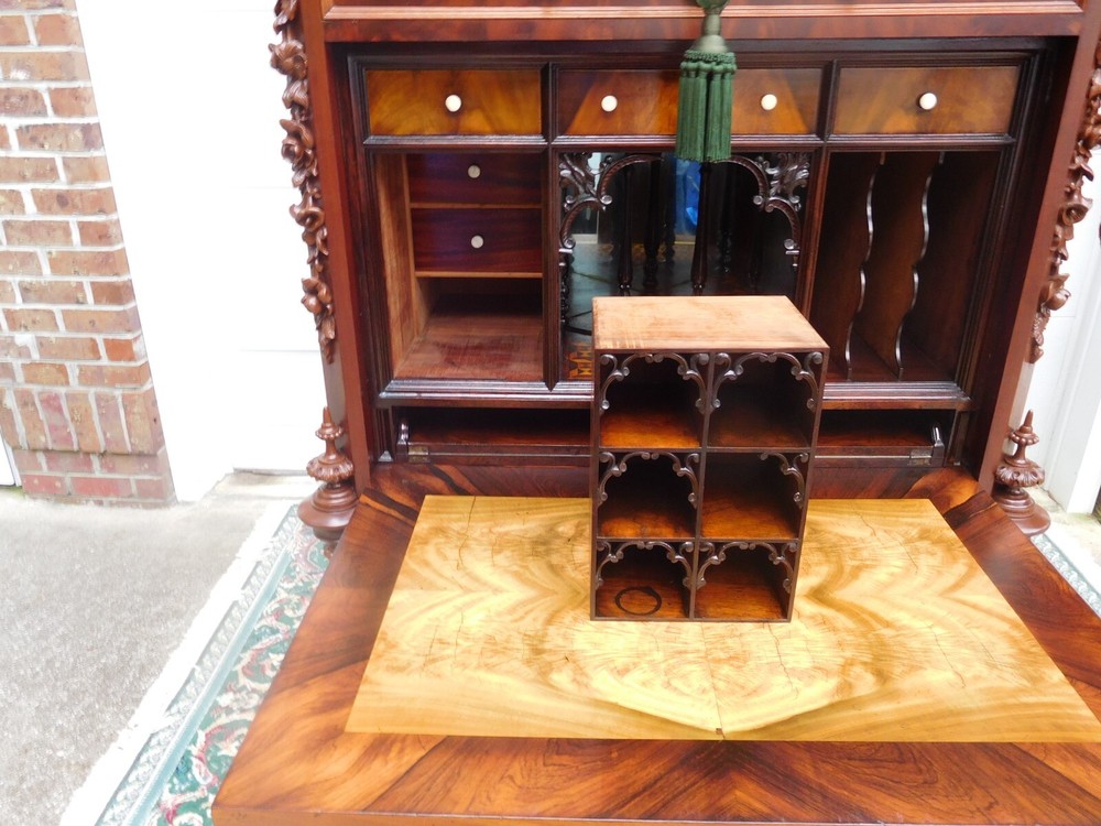 EXTRAORDINARY VICTORIAN ABATTANT SECRETARY