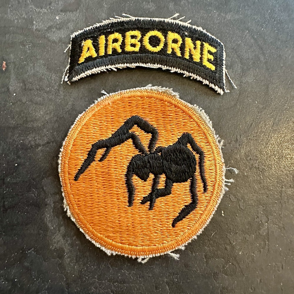 WWII 135th Airborne Phantom Division Patch Original w/ Tab