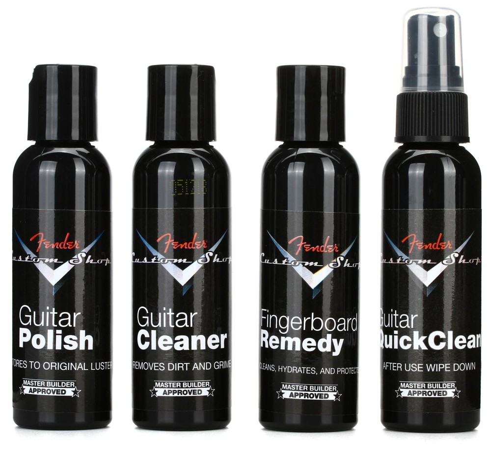 Fender Custom Shop Deluxe Guitar Care System - 4-Pack (3-pack) Bundle