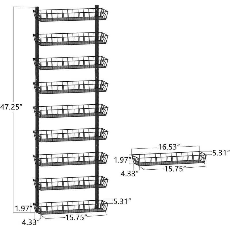 Adjustable Multi-purpose Tiered Spice Rack Organizer Large Storage Solution New