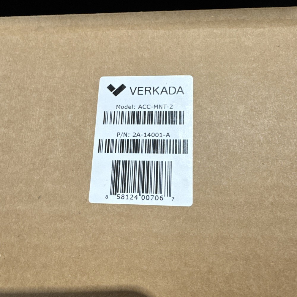 VERKADA ACC-MNT-2 Security Camera Arm Mount Kit Open Box