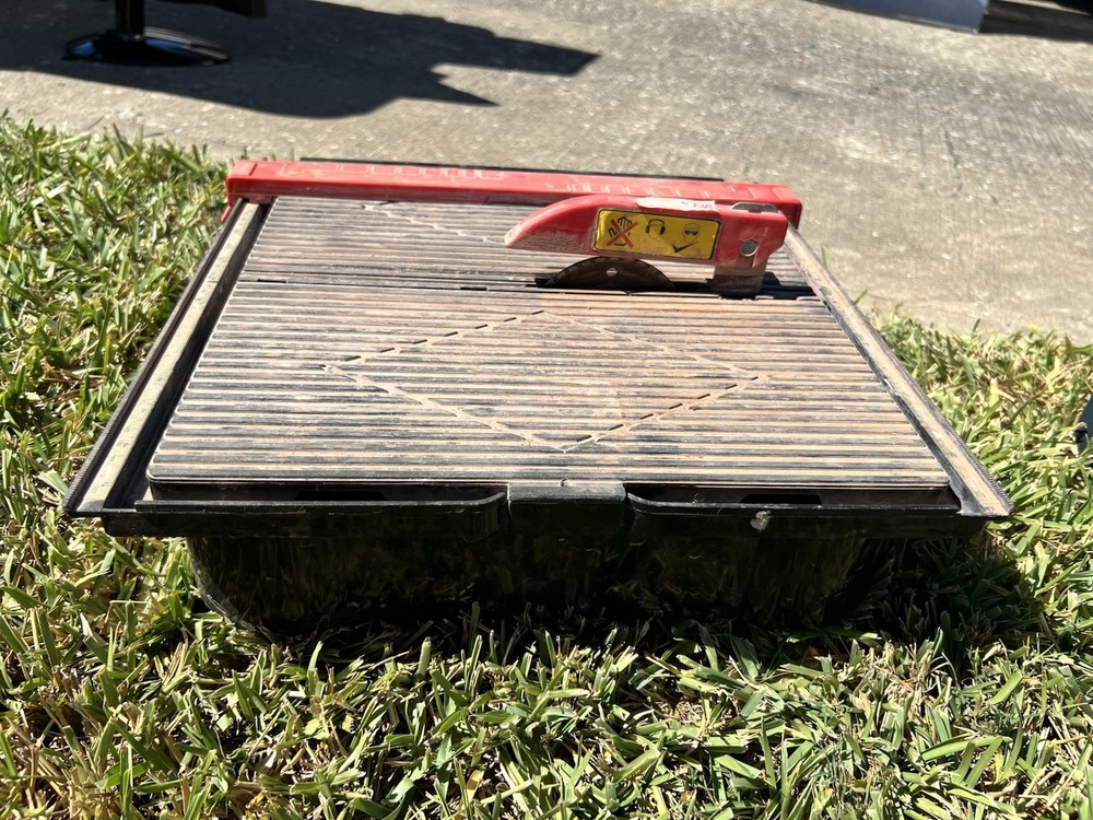 tile saw wet Habor Freight