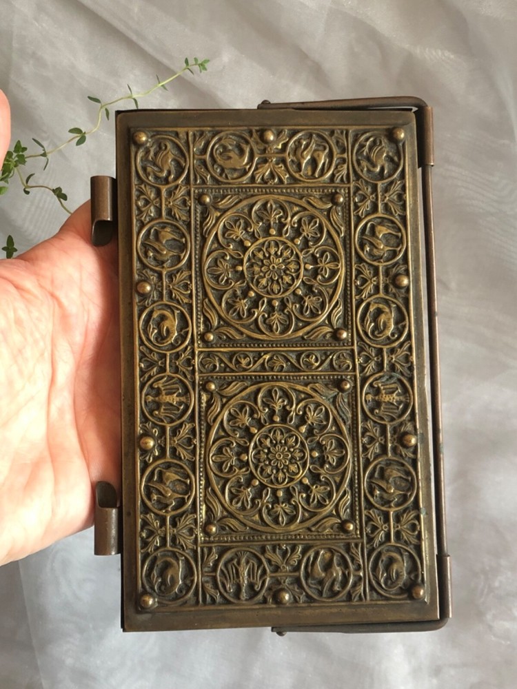 Weimar Germany ANTIQUE Bronze Case Notebook Paper Box