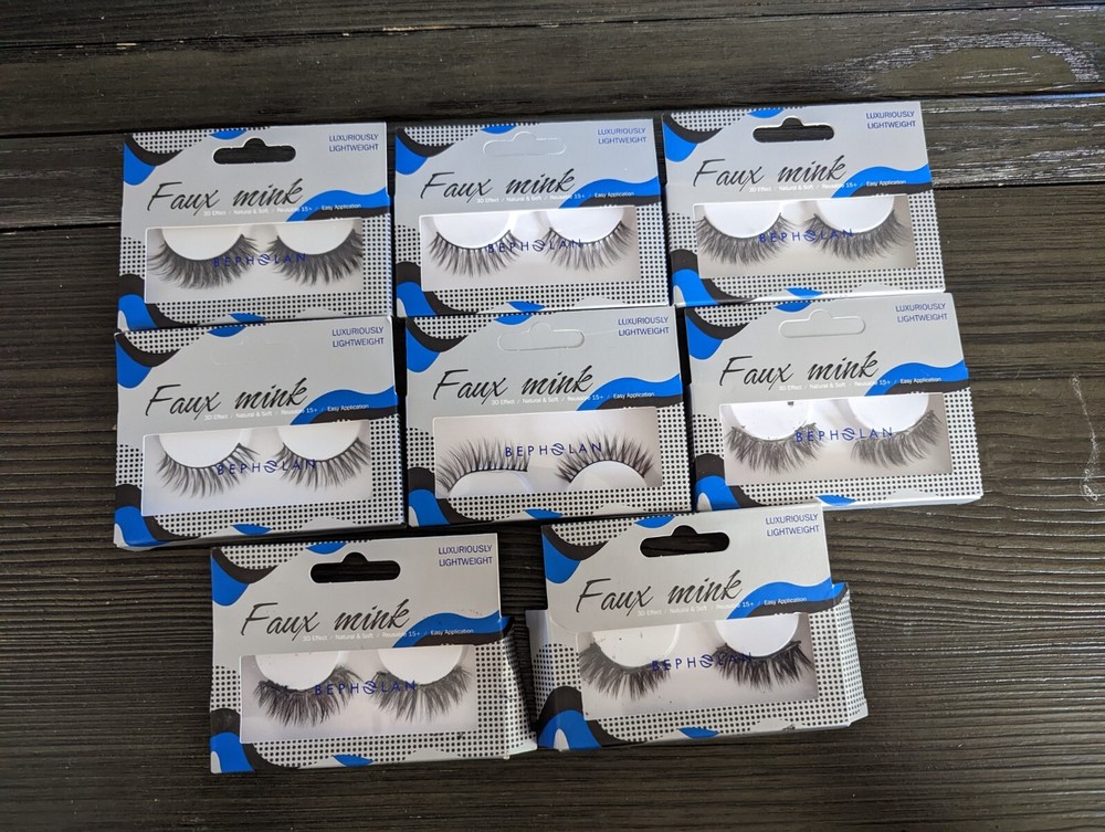 Faux Mink Eyelashes 8 Pairs