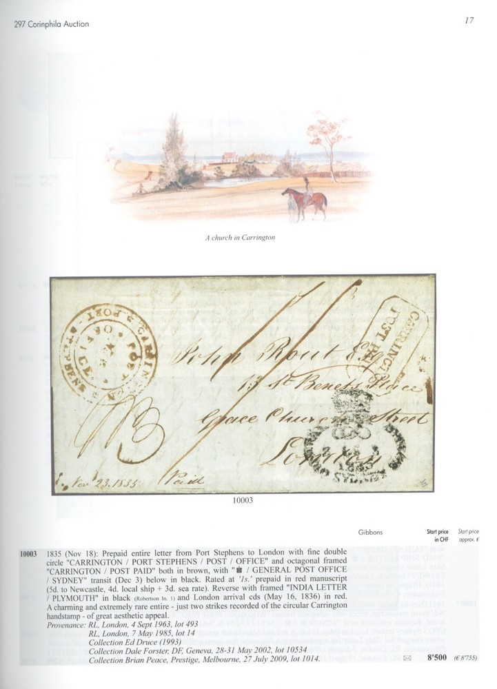 Australia Australian States Specialized Auction Catalogs Corinphila 2022-23