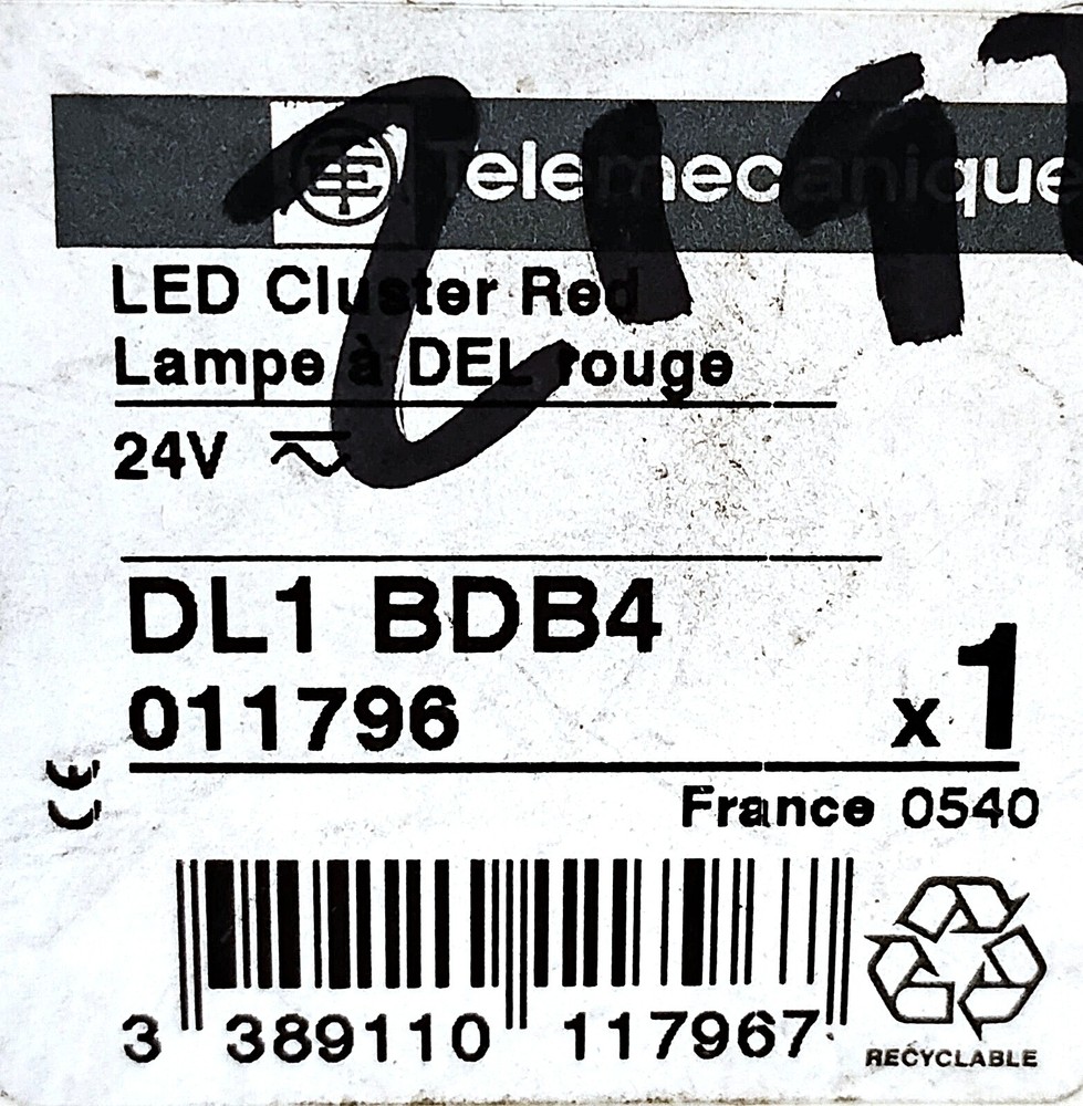 Telemecanique DL1BDB4 24 V AC/DC Red LED Cluster