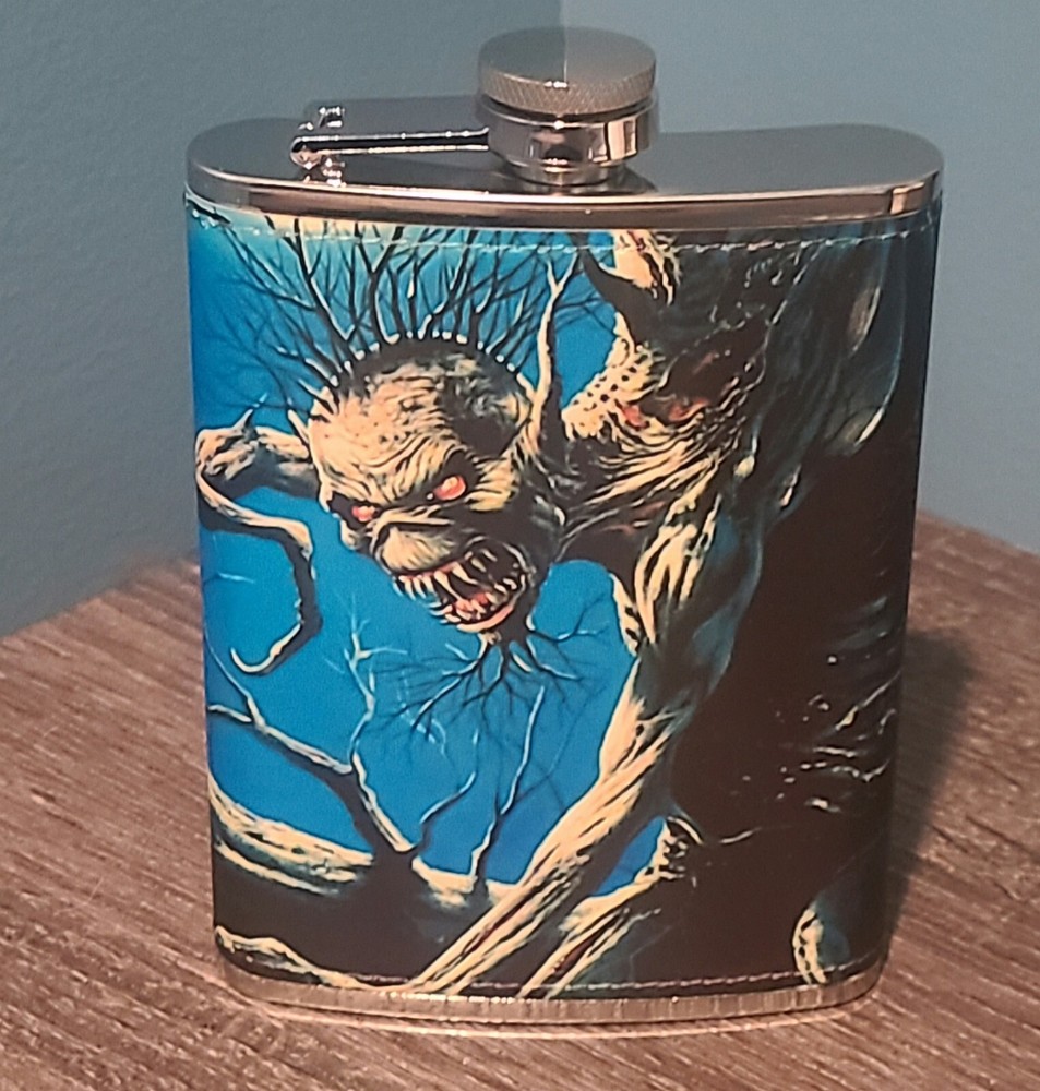 Ghost: Meliora 8 oz flask custom made NEW