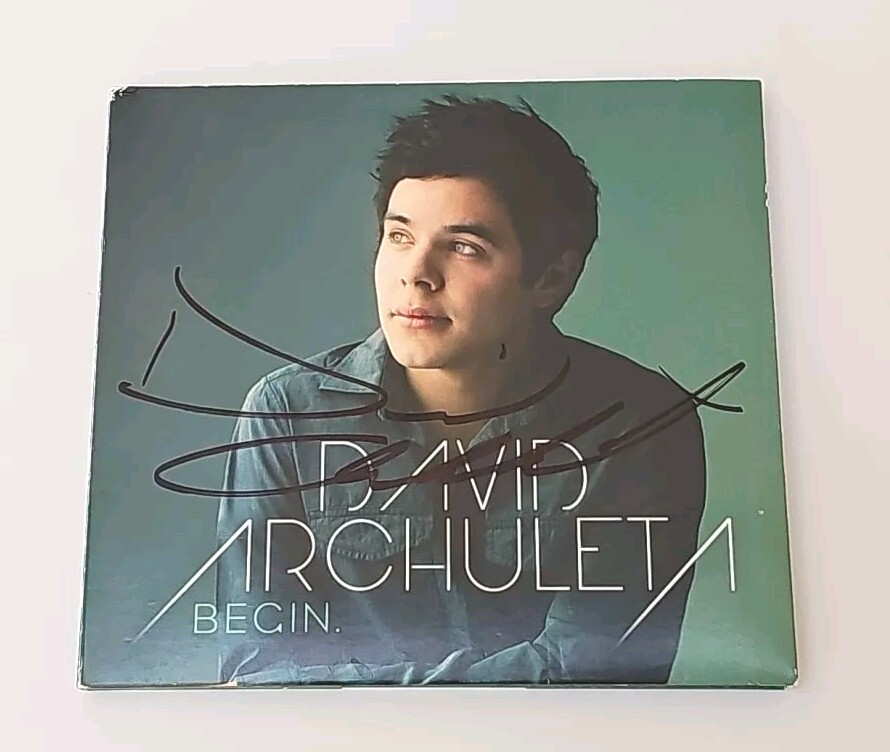 Begin By David Archuleta - Signed Digipak + CD 2012