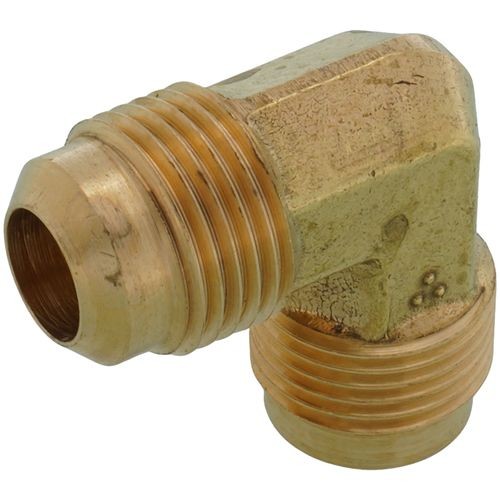 PYTHON 6510 Elbow 1/2" Brass 700 PSI Flare x MNPT