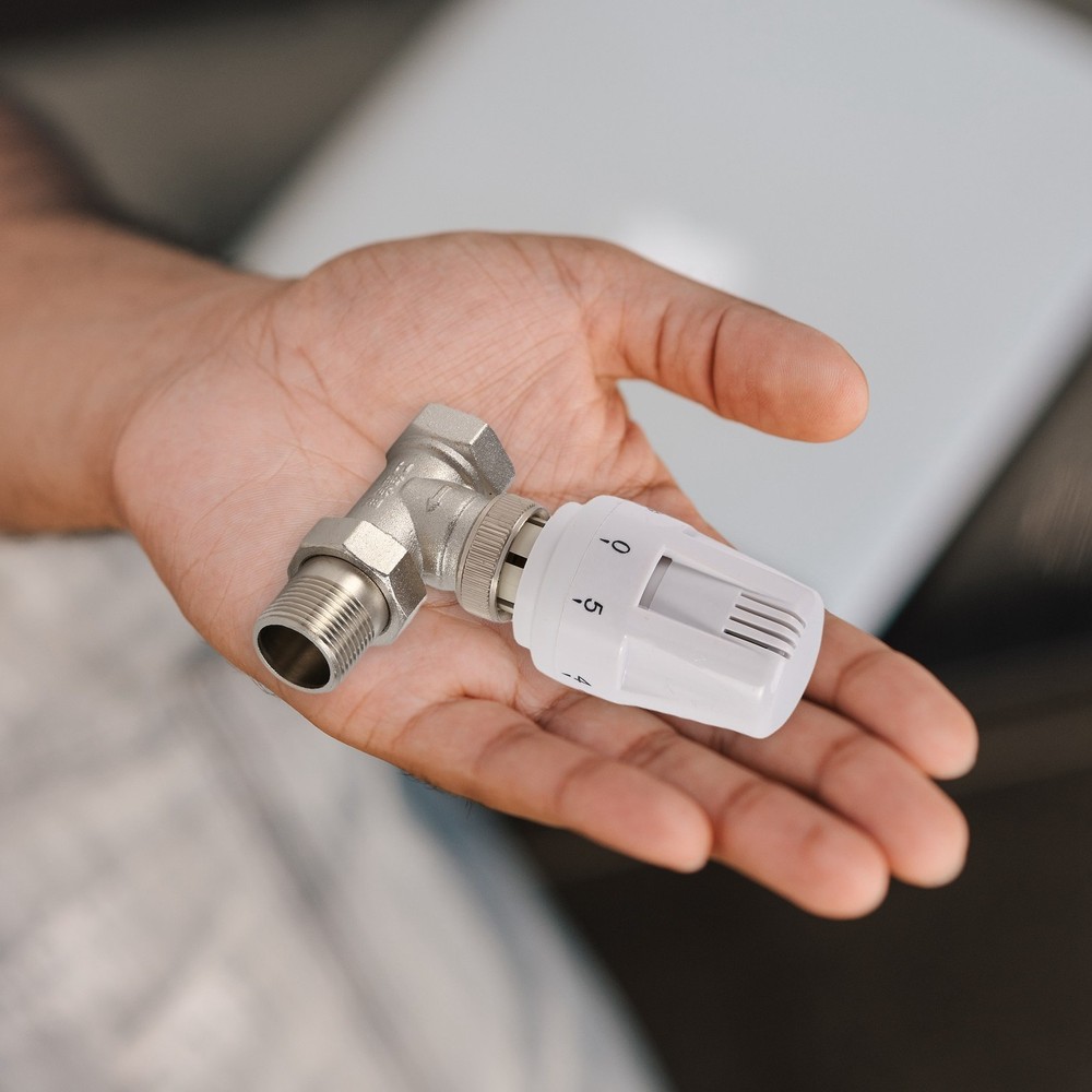 3/4Inch Brass Thermostatic Radiator Straight Type DN20 Automatic3490