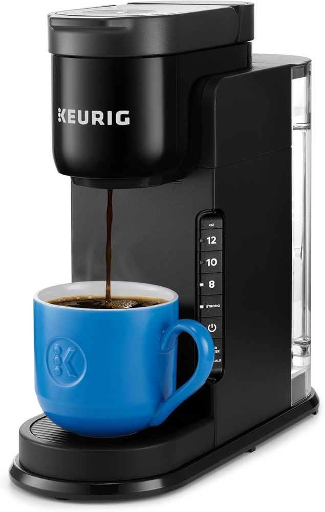 K-Express Single Serve K-Cup Pod Coffee Maker, 3 Brew Sizes, Strong Button Fe...