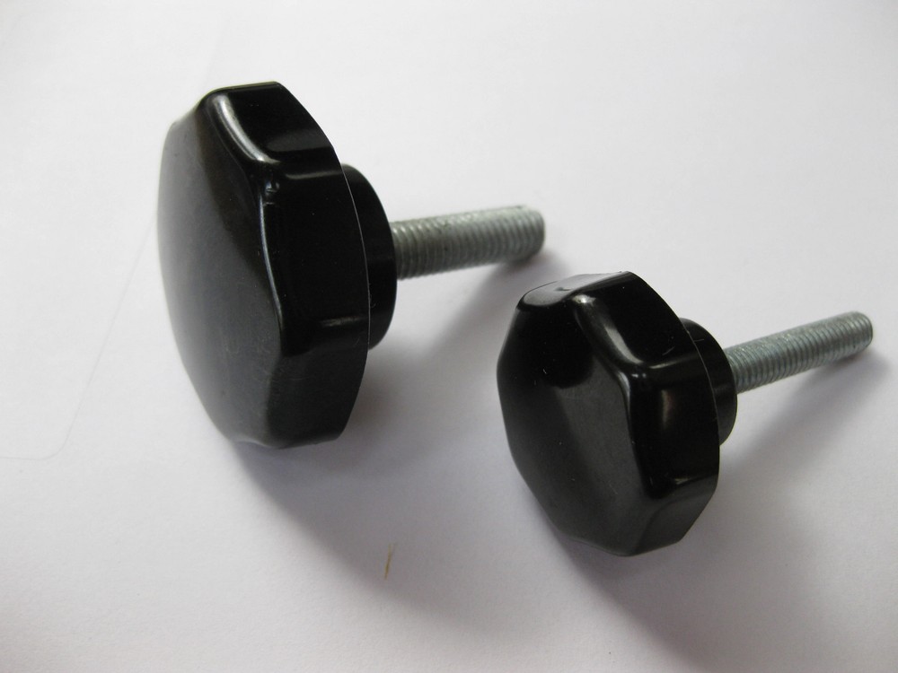 2X Lobe Knobs M6x30mm wing nut thumb screw bolt camera electronics lighting