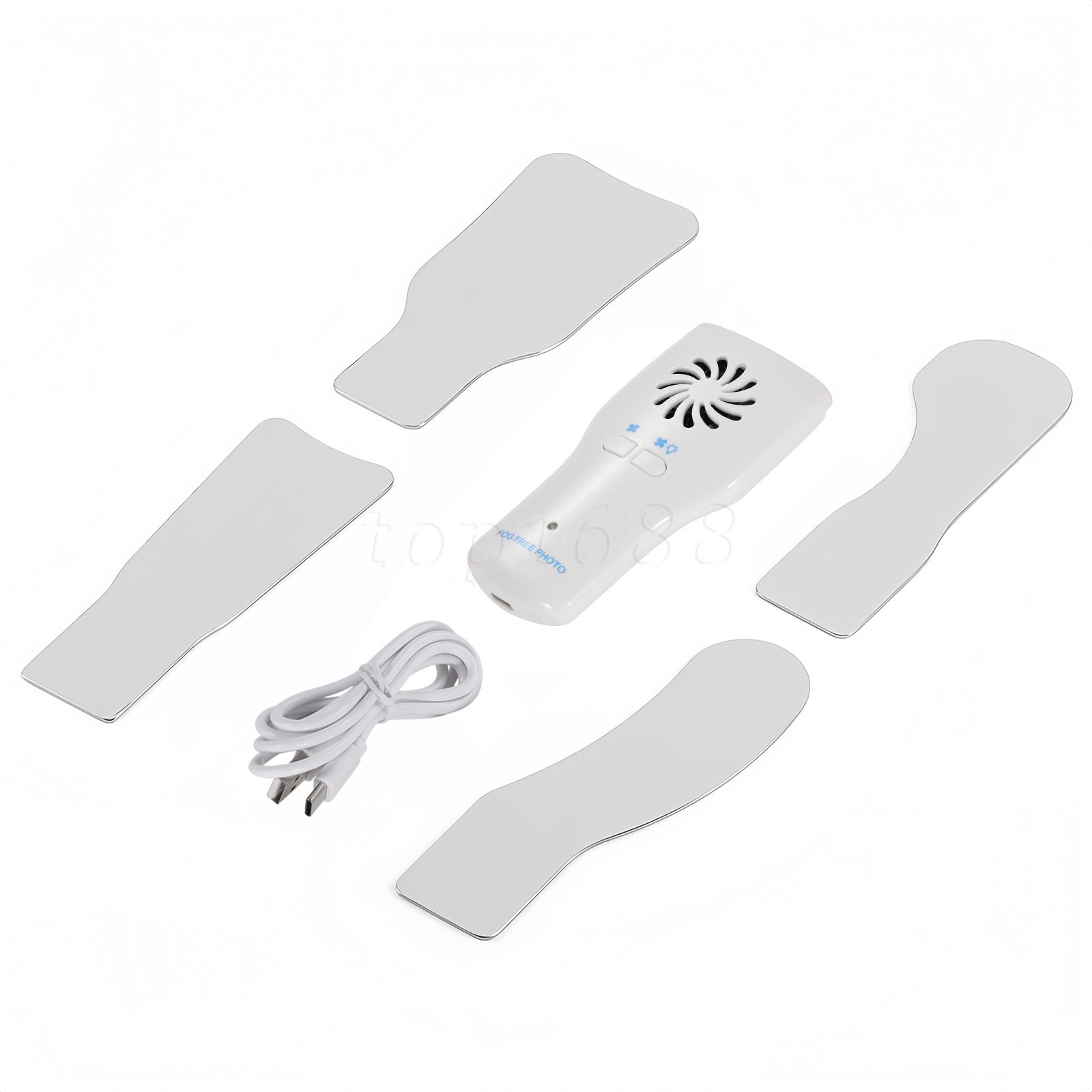 Dental Occlusal Mirror Fog Free LED Intra Oral Photo System Reflector 4*Mirror