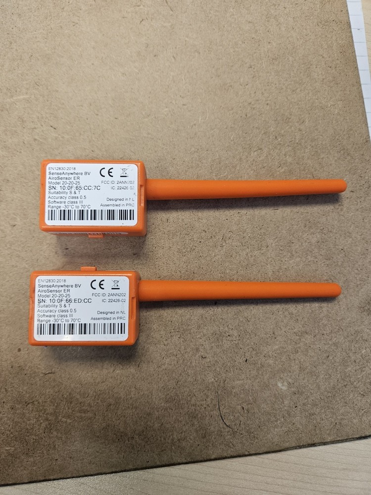 SenseAnywhere AiroSensor ER Wireless Temperature Data Logger - Calibrated
