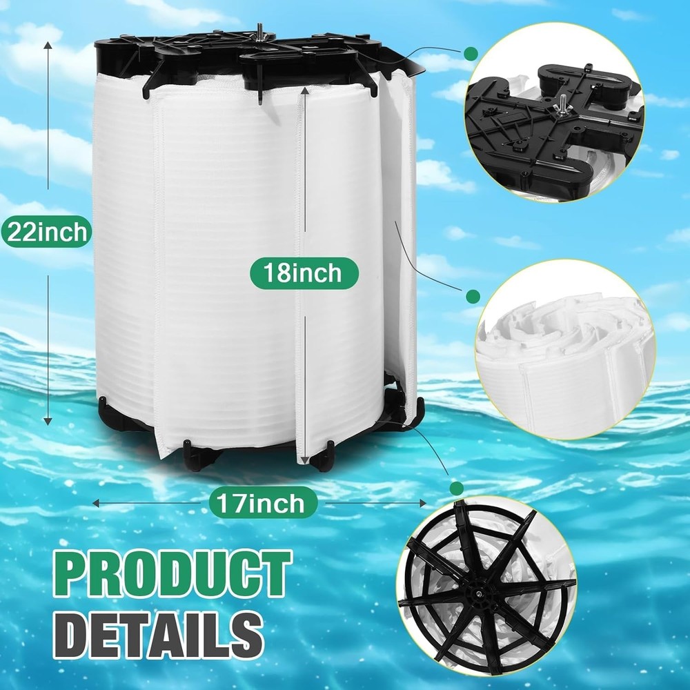 DEX3620DC Replacement Filter Element Cluster Assembly Hayward Pro Grid DE