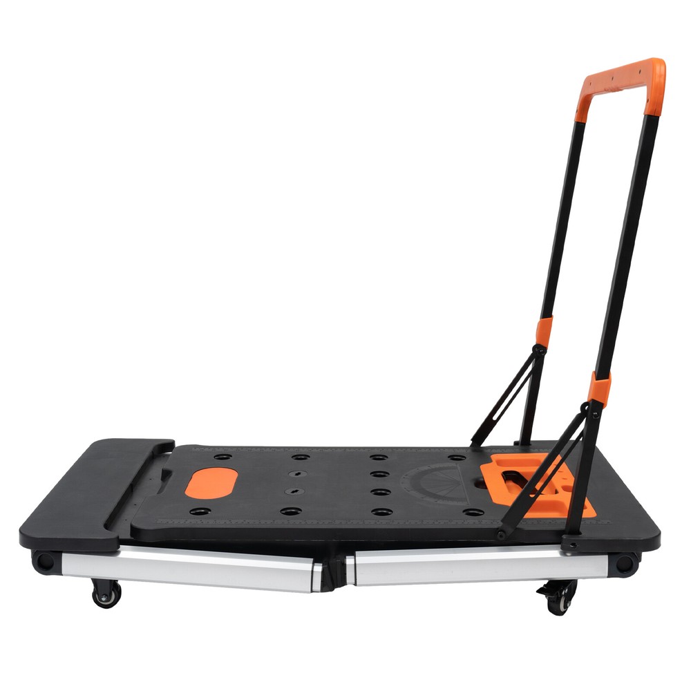 550Lbs Portable Work Platform Adjustable Work Bench Folding Roller Board 7-in-1