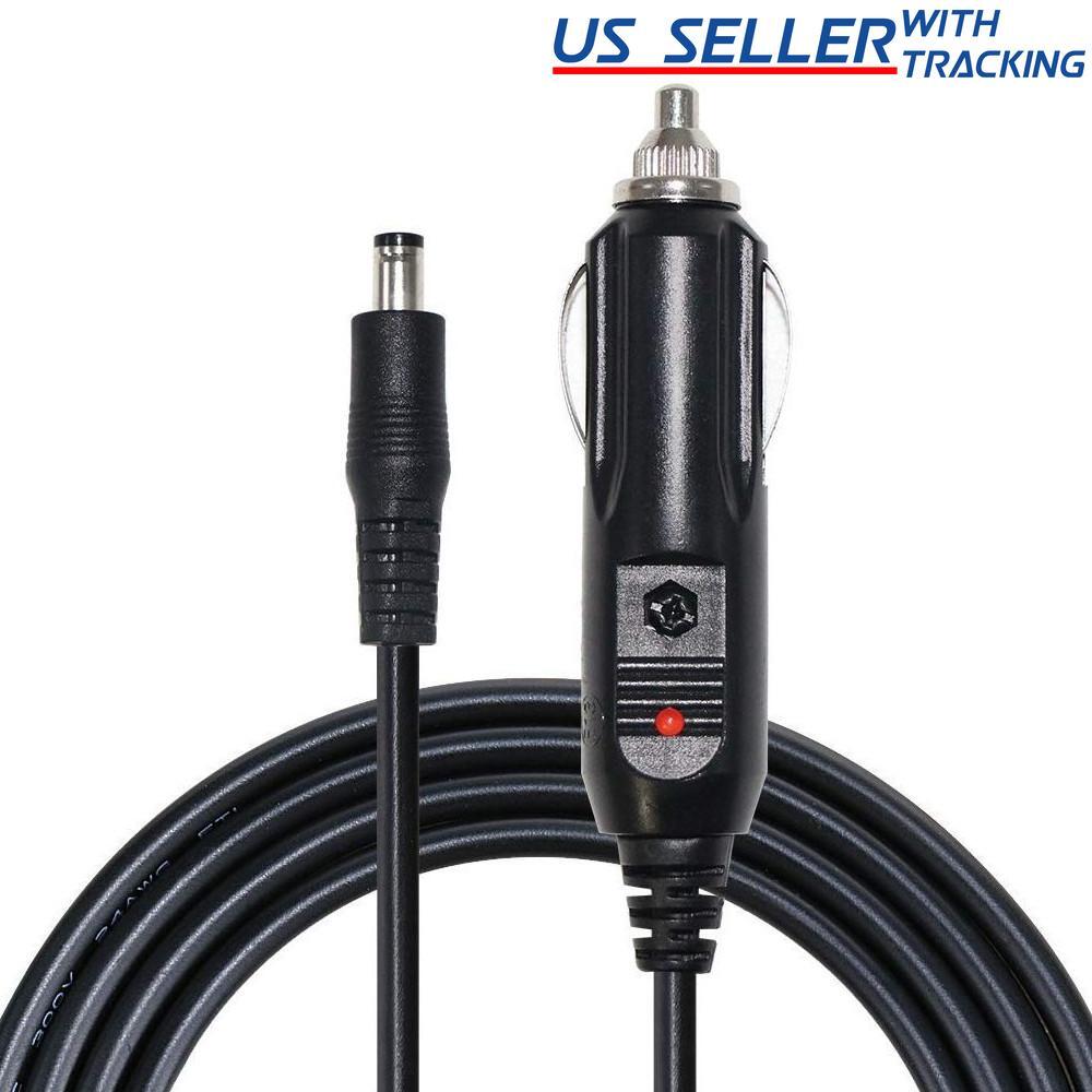 12V DC Car Charger Power Suppy Cable Cord Cigarette Lighter Plug 5.5mm x 2.1mm