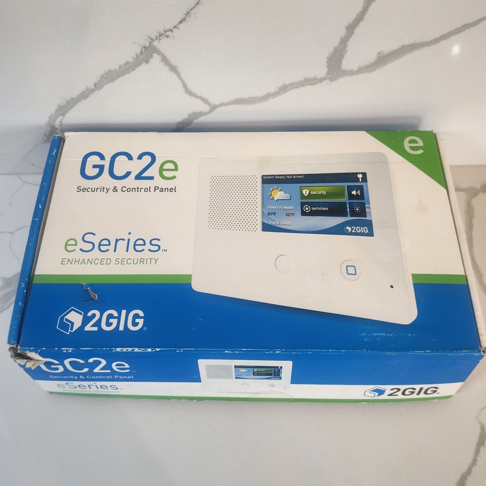 2GIG GC2e Security & Control Panel, 5" Touch Screen, Z-Wave Plus, Two-Way Voice