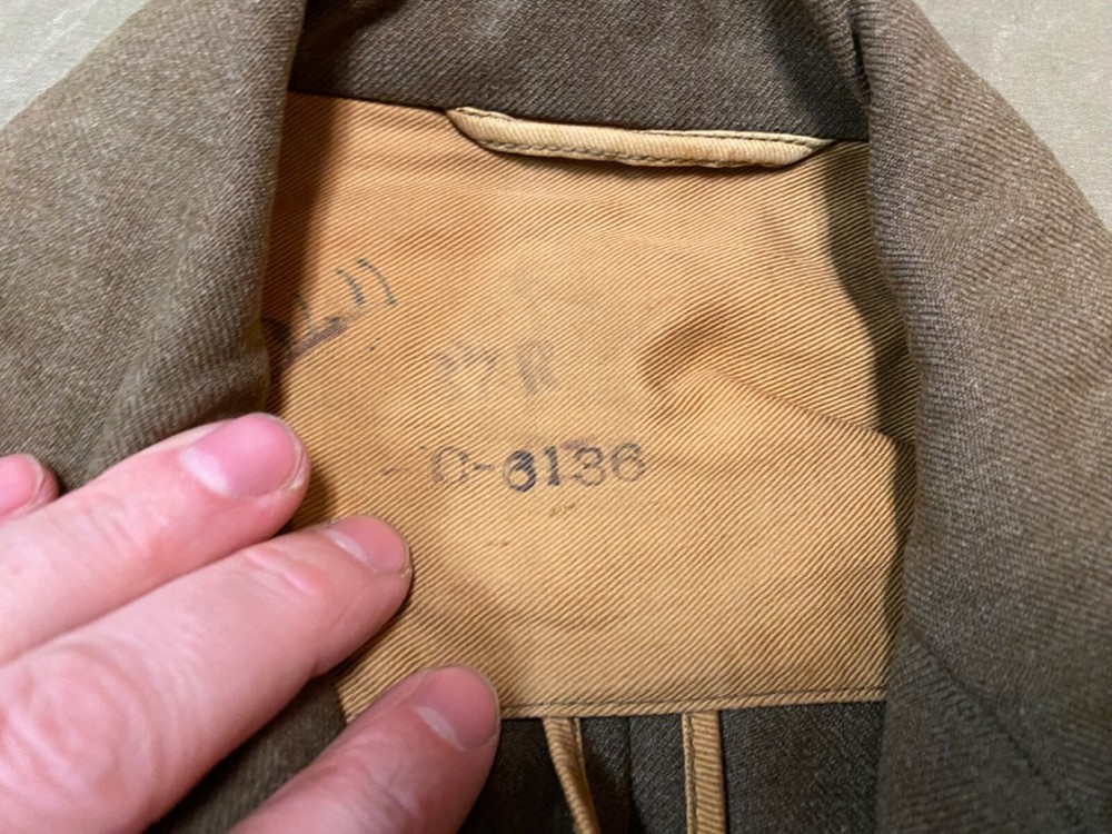 ORIGINAL WWII US ARMY M1938 CLASS A DRESS JACKET-SIZE 37R SMALL