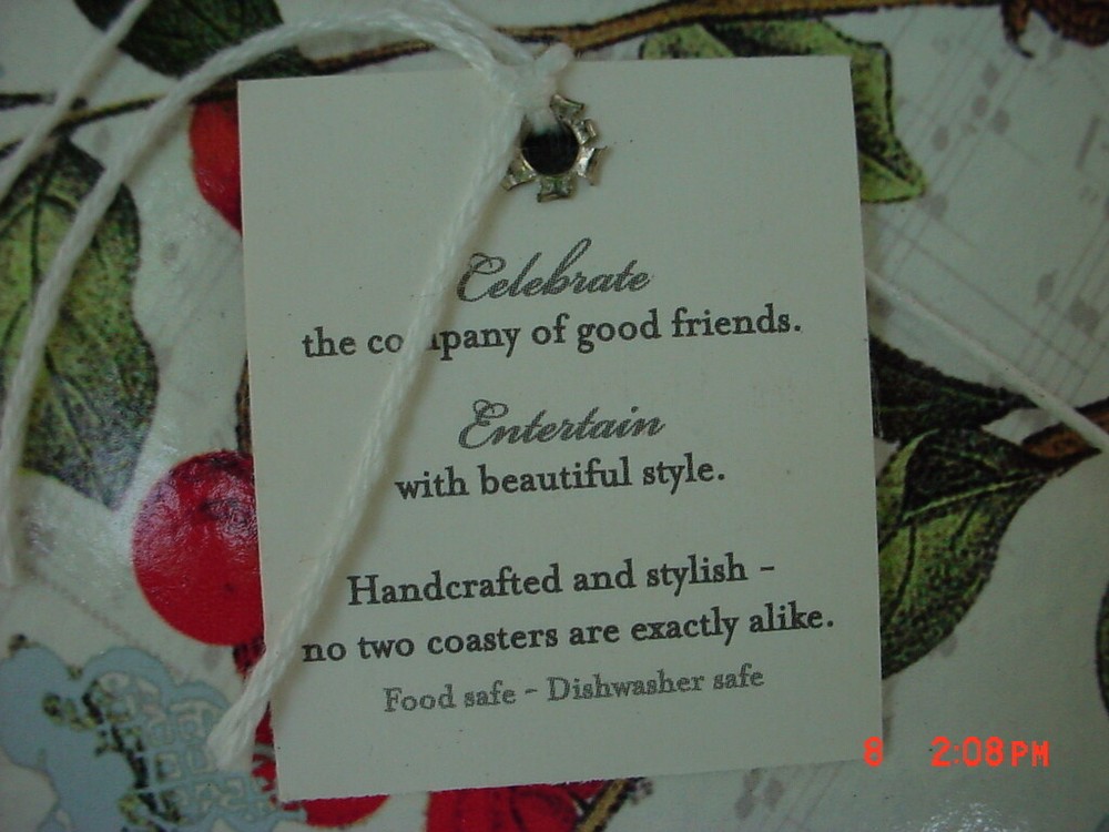 Z Mudlark TILE TRIVET Pair