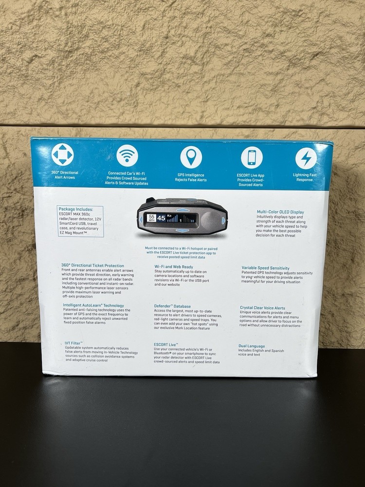 Escort 0100037-1 Radar Detector