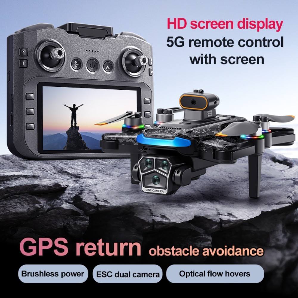8K Camera Drone with GPS,Dual Battery,5G WiFi,Brushless Motors,Foldable, 4-Axis