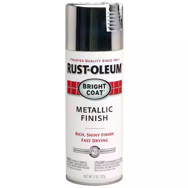 11 Oz. Bright Chrome Metallic Spray Paint