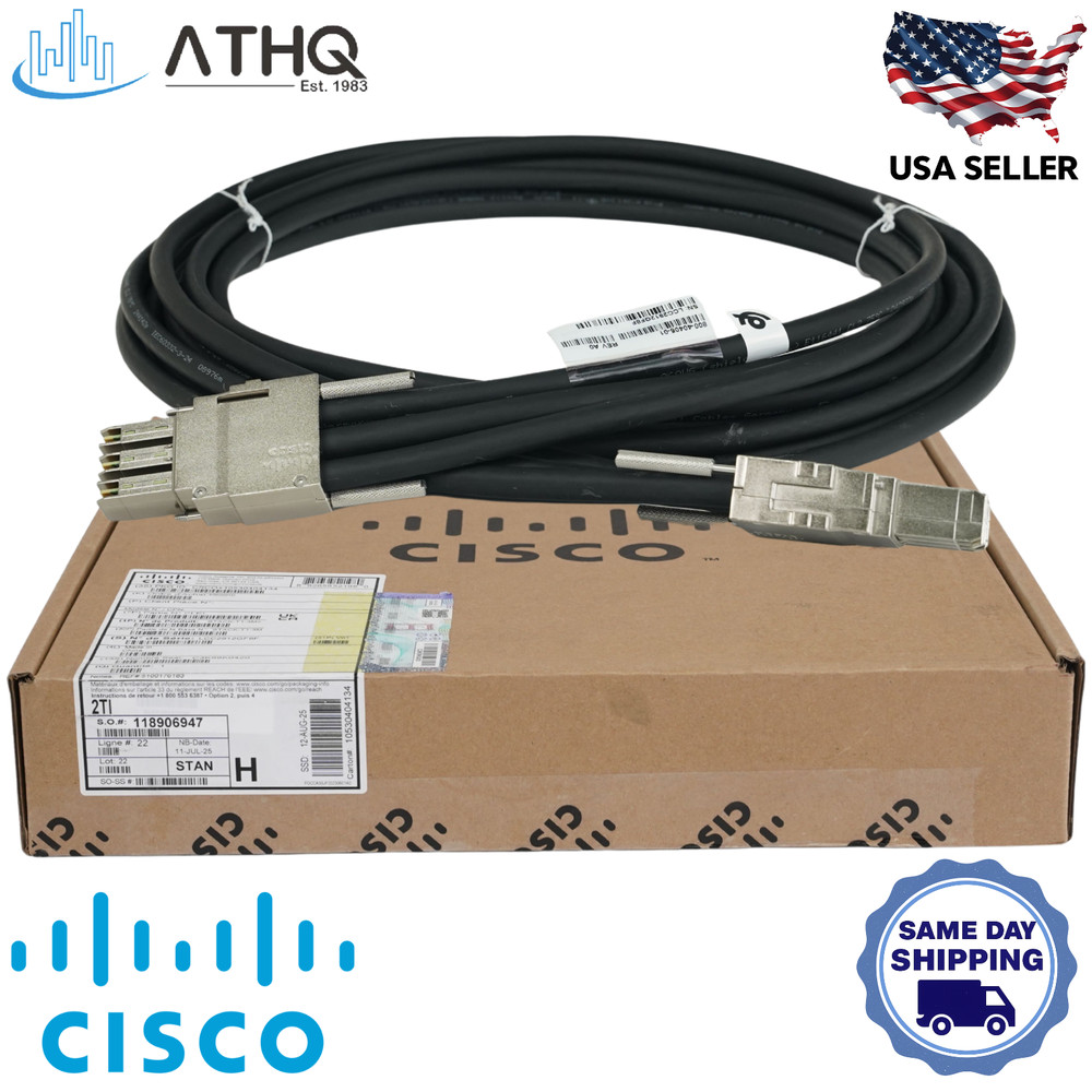 Cisco STACK-T1-3M Catalyst 3850 C9300 StackWise-480 3m Type 1 Stacking Cable NEW