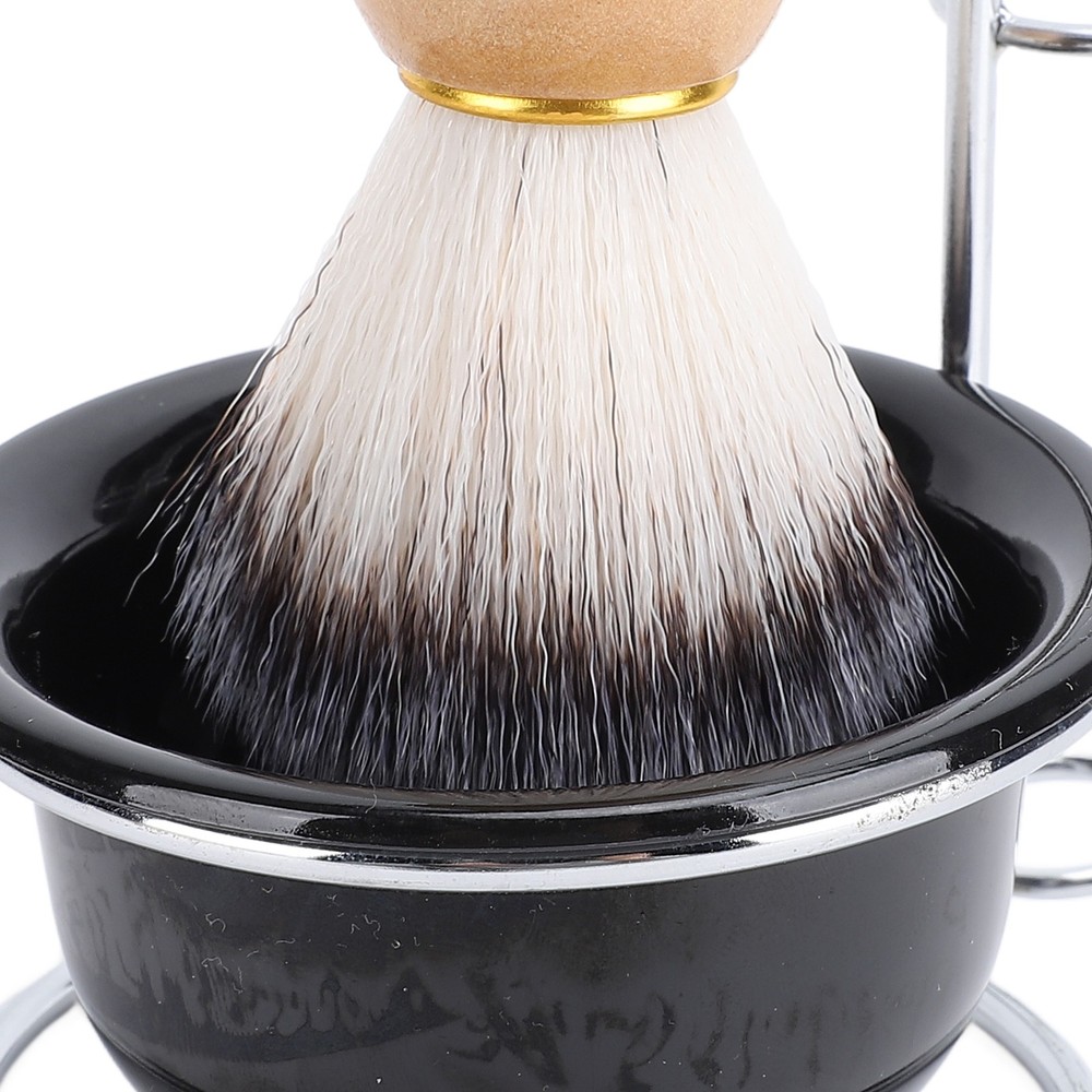 Stylish Shaving Brush Set Efficient Lathering For Men