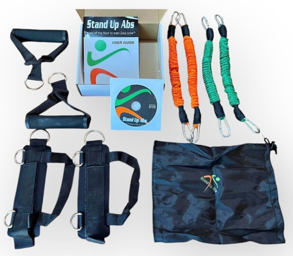 Stand Up Abs Exercise Accessories CD and manual include