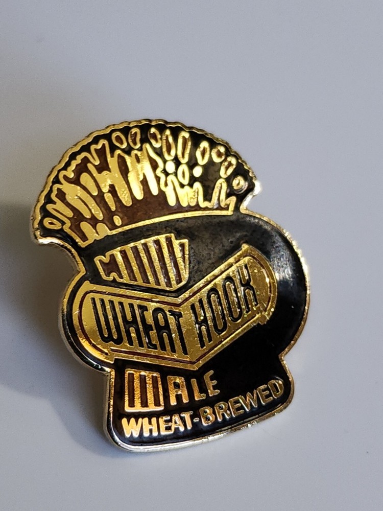 Wheat Hook Ale Lapel Pin Wheat Brewed