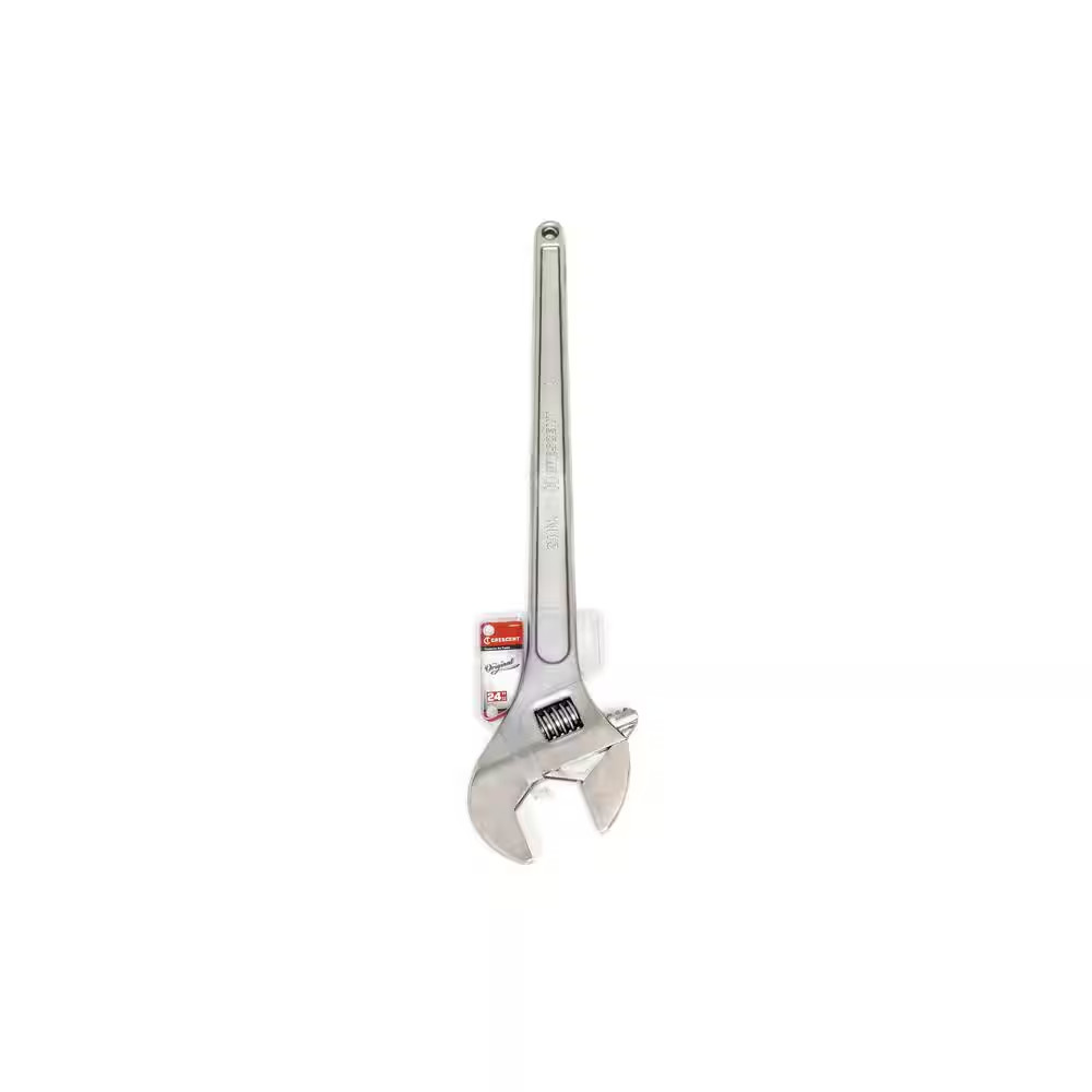 24 In. Chrome Adjustable Wrench
