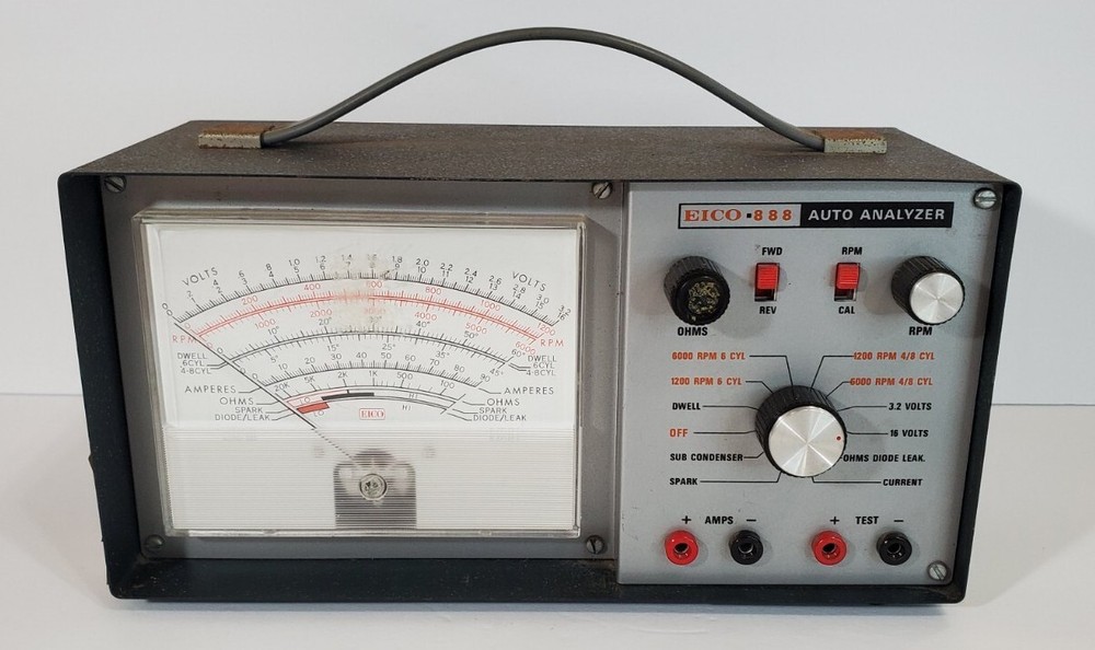 EICO Model 888 Vintage Auto Analyzer Universal Engine Analyzer Meter Untested