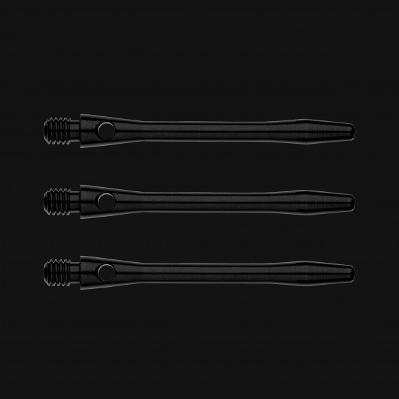 Winmau Anodized Aluminium Medium Black