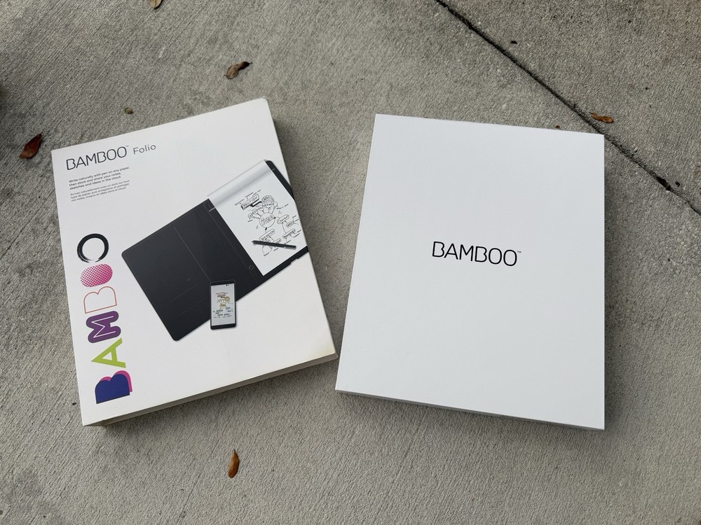 Wacom Bamboo Folio Large Bluetooth Graphics Tablet Drawing Pad