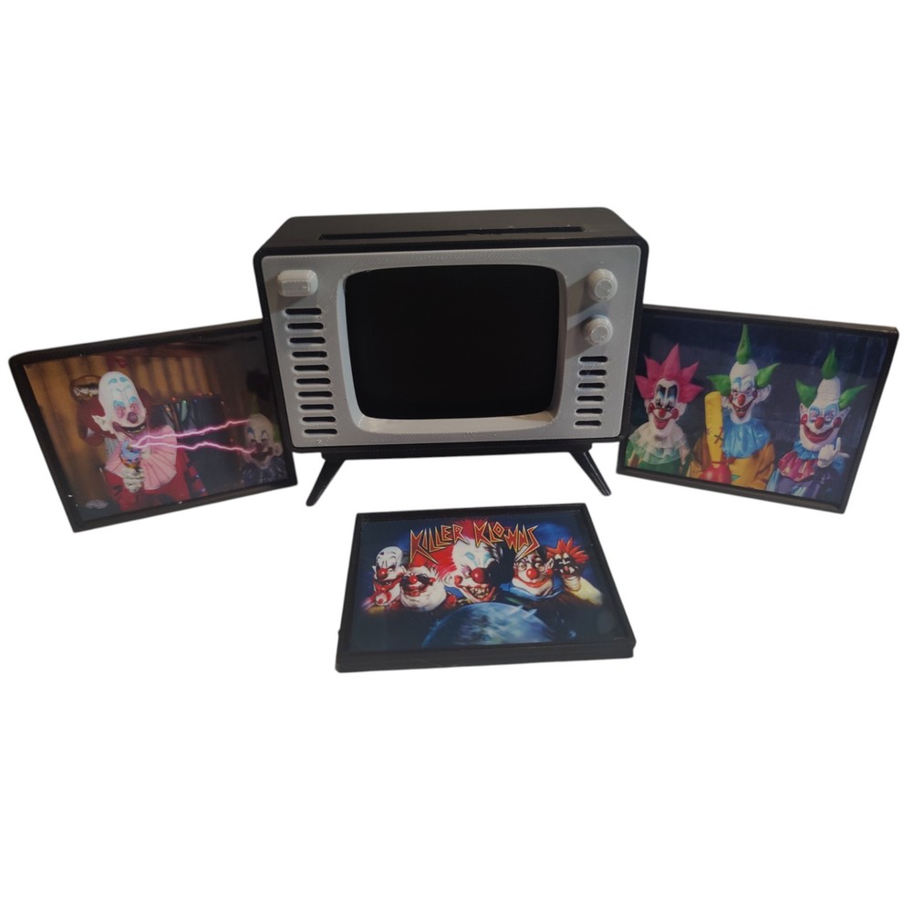 Killer Klowns 3d Print Horror TV Set