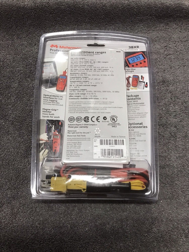 Meterman 38XR Digital Multimeter