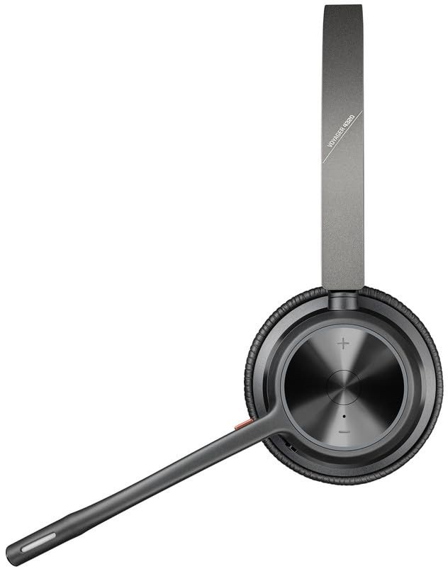 Poly Bluetooth Office Binaural On-Ear Wireless Headset w/ BT700 7E2M2AA