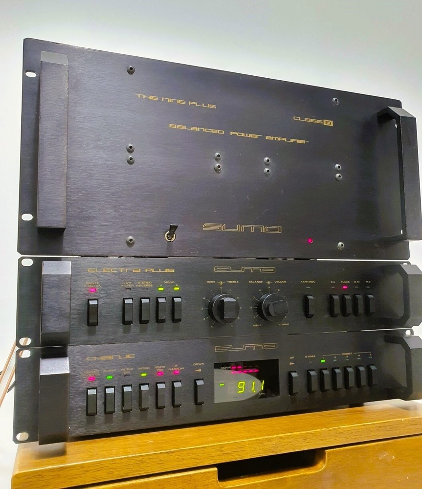 SUMO Class-A Amp, Preamp, Tuner complete set