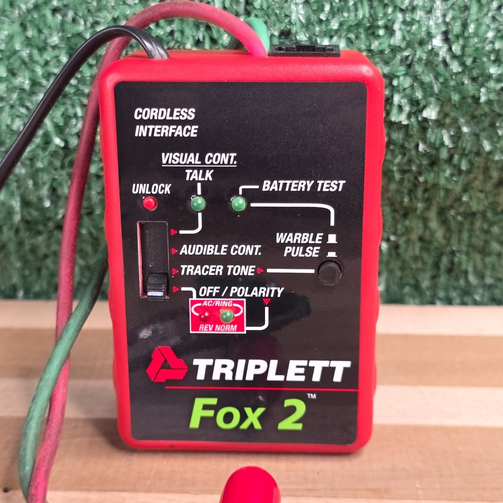 TRIPLETT FOX 2 Tone Generator OVERLOAD PROTECTION ONLY